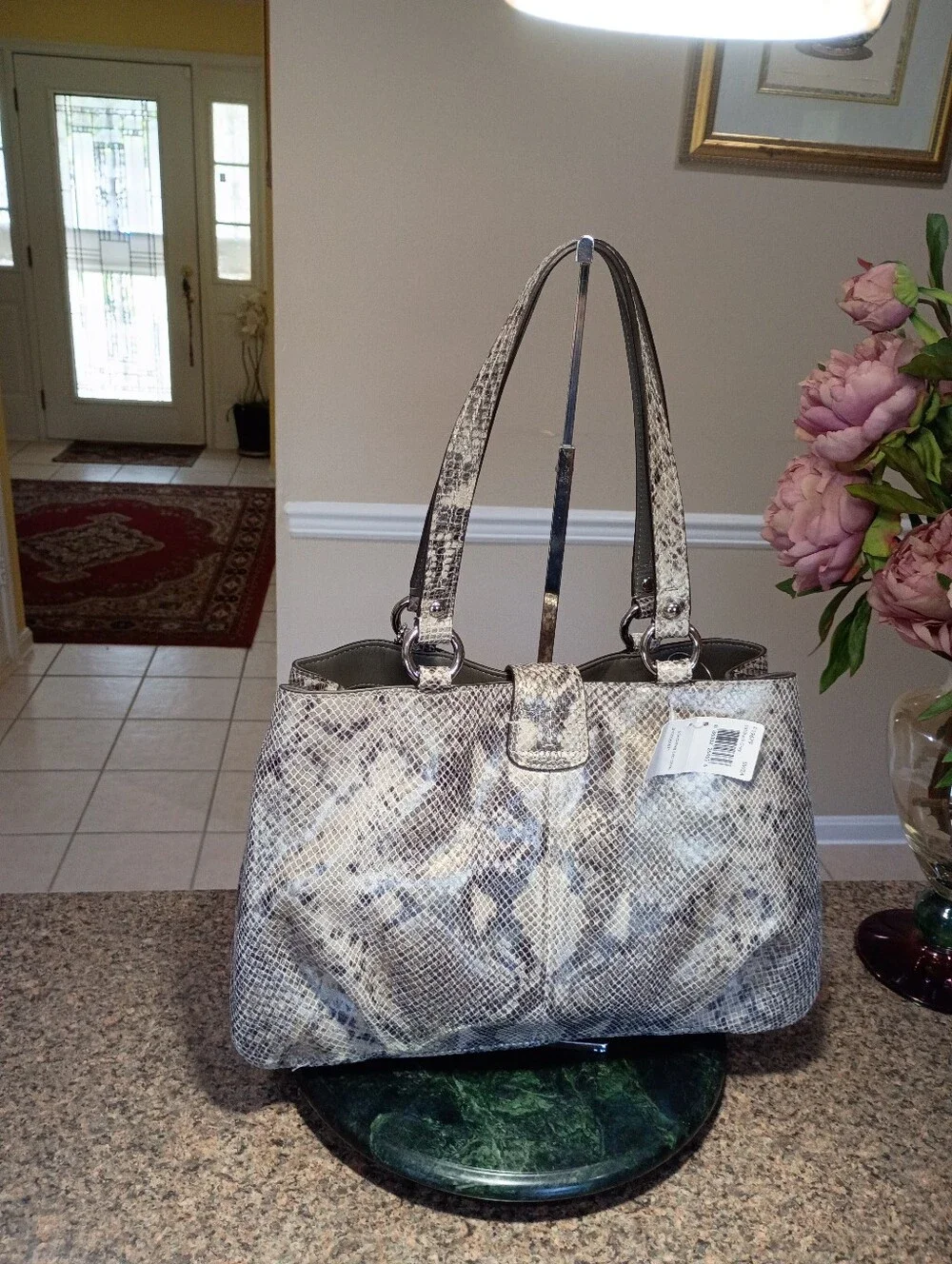 NWT Coach Soho Python Embossed Carryall